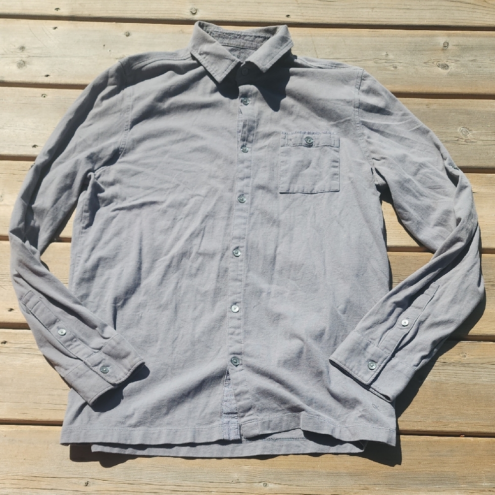 (M) CK Calvin Klien Men's 100% Cotton Breathable Sustainable Dressy Office